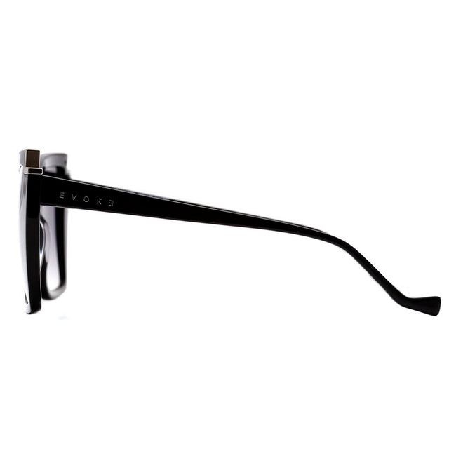 Óculos de Sol Evoke For You Ds32 A01 Black Shine/ Gray Gradient Lente 5,3 Cm