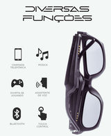 Óculos de Sol Evoke The Beat Groove VII A11S Matte Black/ Gray