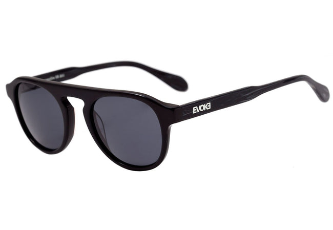 Óculos de Sol Evoke Kosmopolite 5B A01 Black Shine/ Gray