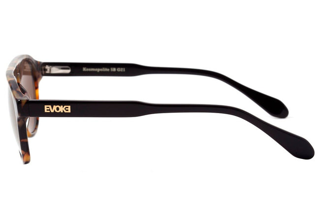 Óculos de Sol Evoke Kosmopolite 5B G21 Turtle Shine/ Gold Flash Mirror