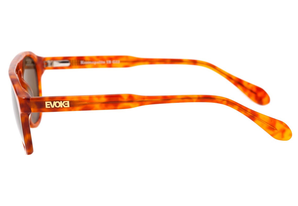 Óculos de Sol Evoke Kosmopolite 5B G22 Blond Turtle/ Gold Mirror