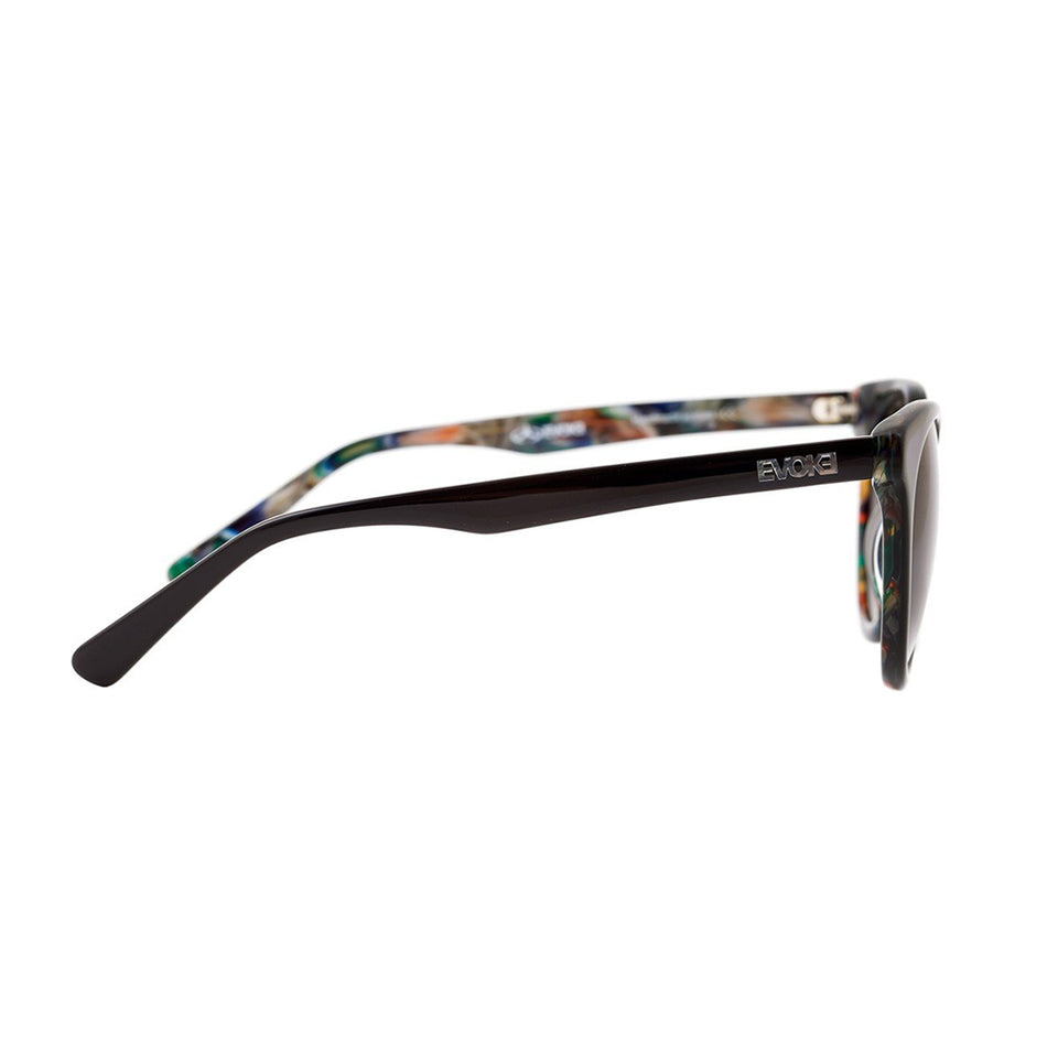 Óculos de Sol Evoke Kosmopolite DS2 A01 Black Shine & Multicolor/ Gray