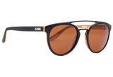 Óculos de Sol Evoke Kosmopolite Ds3 M01 Black Shine & Wood/ Brown