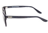 Óculos de Sol Evoke Kosmopolite DS3 A01 Black Shine Temple Black Wood Gold/ Brown
