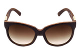 Óculos de Sol Evoke Mystique Black Wood Matte/ Brown Degradê