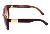 Óculos de Sol Evoke Mystique Black Wood Matte/ Brown Degradê