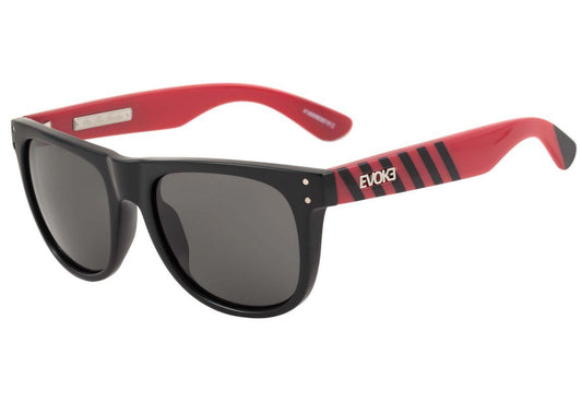 Óculos de Sol Evoke On The Rocks 01 Duane Peters - Black Temple Red/ Gray