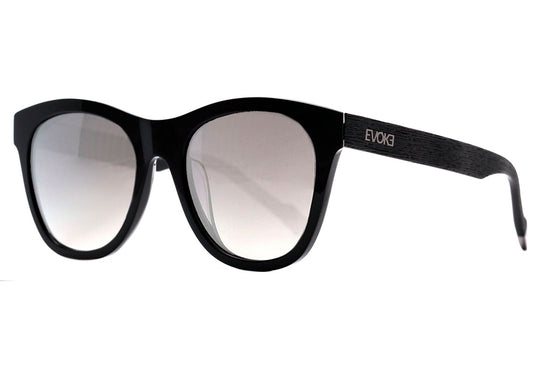 EVOKE ON THE ROCKS BL IX - ÓCULOS DE SOL HENRIQUE FOGAÇA - A01S BLACK SHINE/ SILVER GRAY GRADIENT UNICO