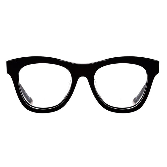 ÓCULOS DE GRAU EVOKE ON THE ROCKS IX HFA01 BLK SHIN SANDED SILVER TAM 51 MM