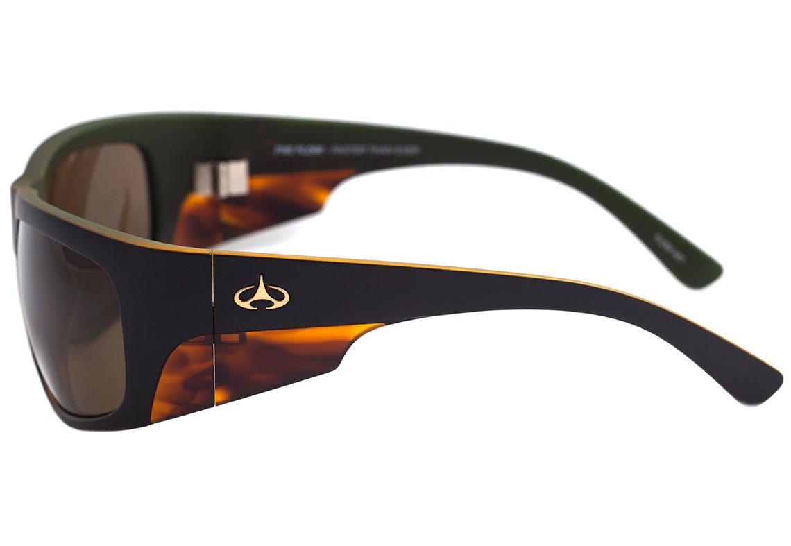 Óculos de Sol Evoke The Flow A01 Black Matte Turtle/ Brown – Evoke