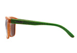 Óculos de Sol Evoke Wood Hybrid III Wood Hybrid A03  WOOD TEMPLE GREEN SILVER BROWN TOTAL TAM 51 MM