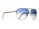 Óculos de Sol Evoke Air Flow Large - Silver Caramel/ Blue Degradê