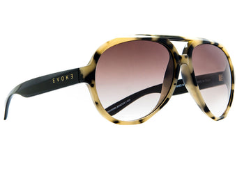 Óculos de Sol Evoke Diamond Aviator G23 Demi Blonde/ Brown Gradient TAM 59 MM