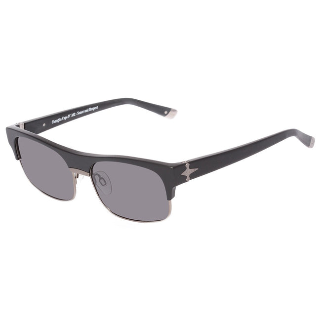 Óculos de Sol Evoke Capo IV A02 Matte Black Silver/ Grey - Lente 5,5 cm