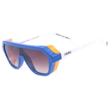 Óculos de Sol Evoke Avalanche Dive DB08 BLUE WHITE MANGO BROWN GRADIENT TAM 130 MM