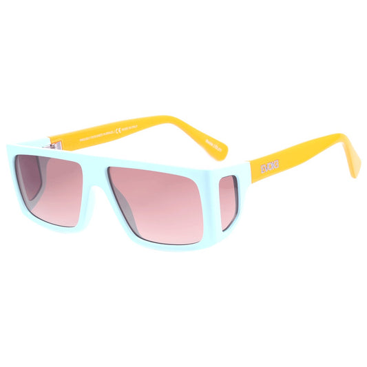 Óculos de Sol Evoke B-Side DL01 BLUE SHELL MANGO SILVER BROWN GRADIENT TAM 56 MM