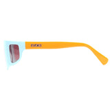 Óculos de Sol Evoke B-Side DL01 BLUE SHELL MANGO SILVER BROWN GRADIENT TAM 56 MM